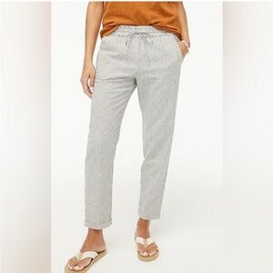 J. Crew Linen Blend Drawstring Summer Pant